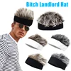 Men Women Beanie Wig Hat Fun Short Hair Caps Breathable Soft for Party Outdoor H9 ► Photo 1/6