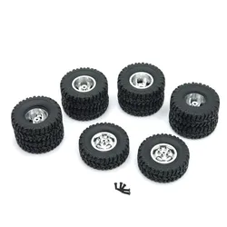 WPL – modèle B16 B36 jjjrc de voiture RC en métal, pièces modifiées, pneu en pierre concassé, roue simple avant et moyenne arrière, Double roue 