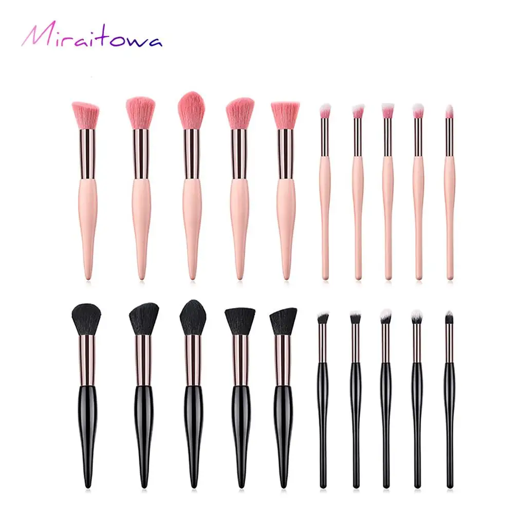 

Ten cosmetic brushing and makeup tools GUJHUI