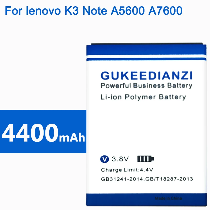 BL243 4400 мАч 100% новый литий ионный аккумулятор для lenovo K3 Note K50 T5 A7000 A5500 A5600 A7600 Сменные