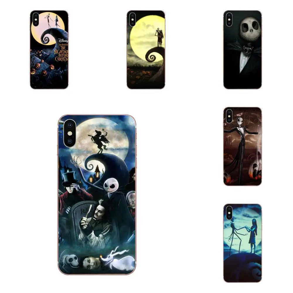 

For Samsung Galaxy Note 5 8 9 S3 S4 S5 S6 S7 S8 S9 S10 5G mini Edge Plus Lite Soft Cell Bags Tim Burton Cartoon Multi Colors