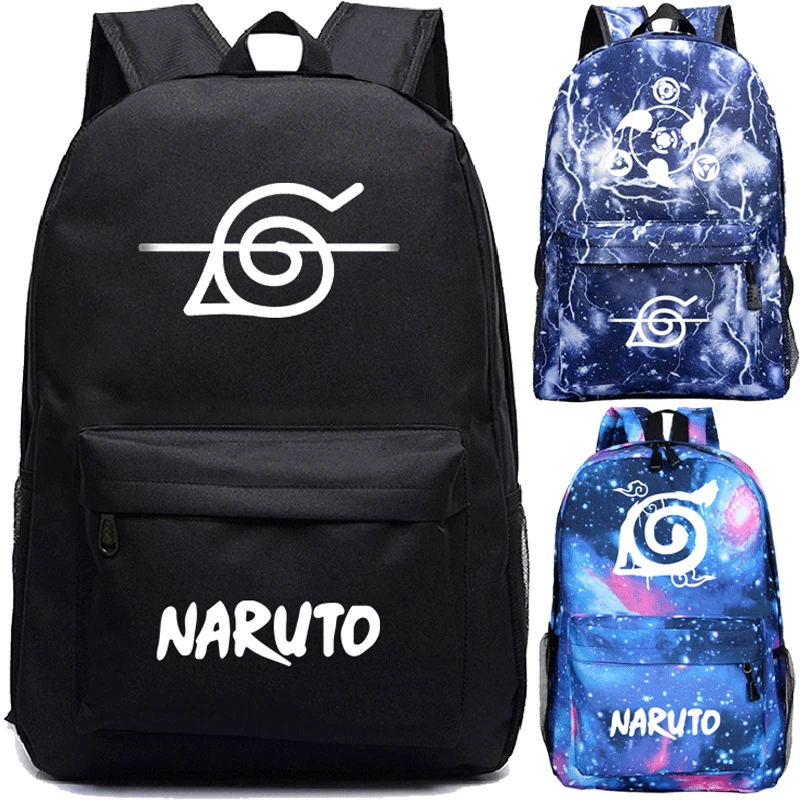 Шаринган Наруто Uchiha Sasuke рюкзак школьные сумки для мальчиков и девочек