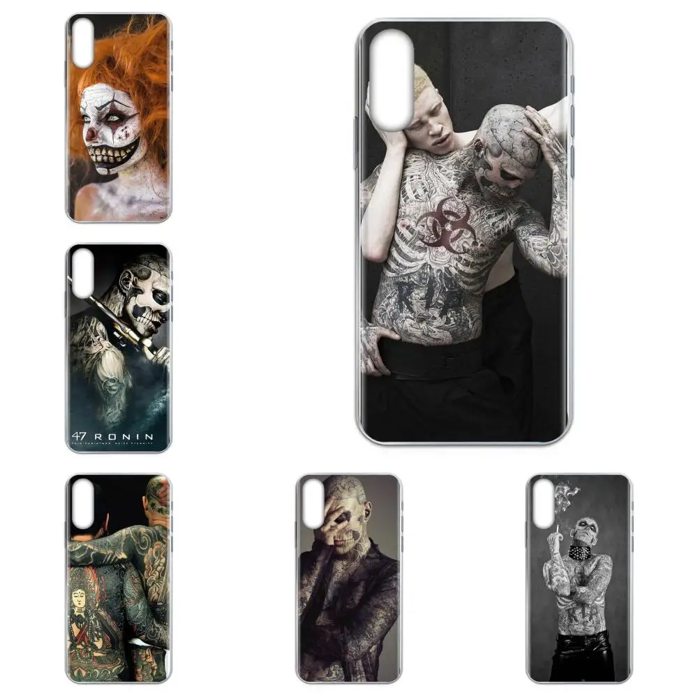 Rick Genest зомби Мальчик Поп панда Тигр для Sony Xperia Z Z1 Z2 Z3 Z4 Z5 compact Mini M2 M4 M5 T3 E3 E5 XA XA1 XZ Premium