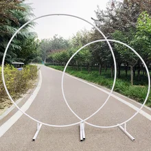 

NEW TY Wedding Birthday Party Circular Arch Diameter 1.0~2.5 Meters DIY Decoration Background Props Party Background Frame Wth