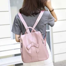 Рюкзак женская сумка женская летняя новая стильная школьная сумка с бантом рюкзак красивая модная сумка для девочек