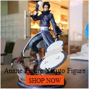 Anime figure Naruto Action Figure Model PVC GK Eight door escaping Might Guy Konoha no Kedakaki Aoi Moju Collectible Toys 30cm