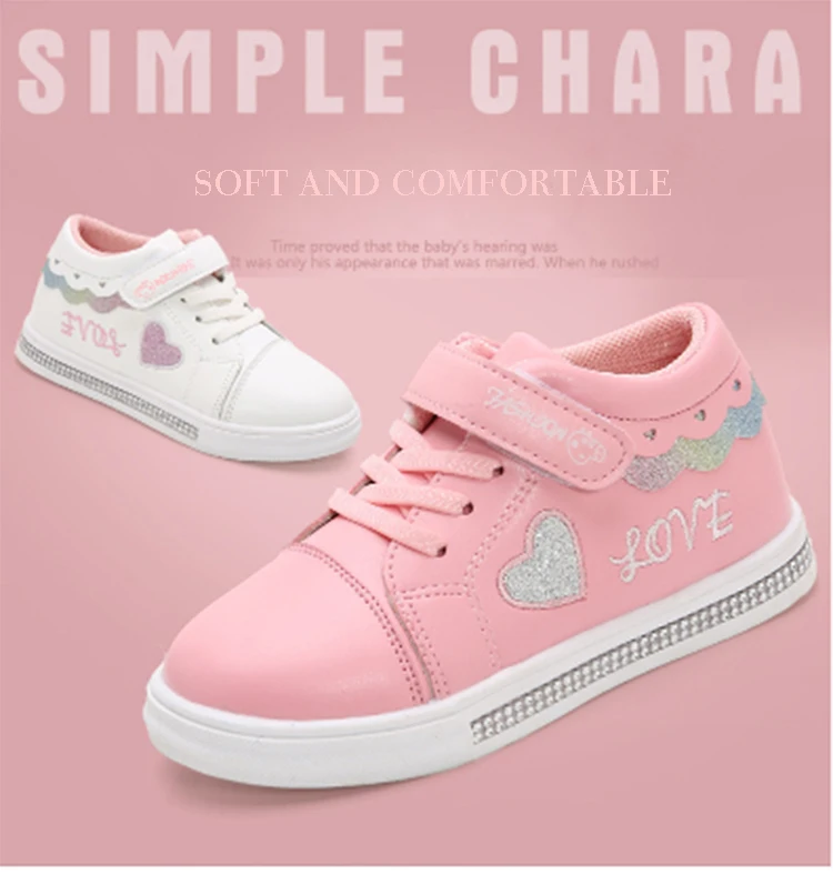 Сезон весна-осень; 2019Children'sShoesCasualShoesNon-slipShoesRunningShoesStudentsWinterTrendFlatShoesBoardShoesSmallWhiteShoes