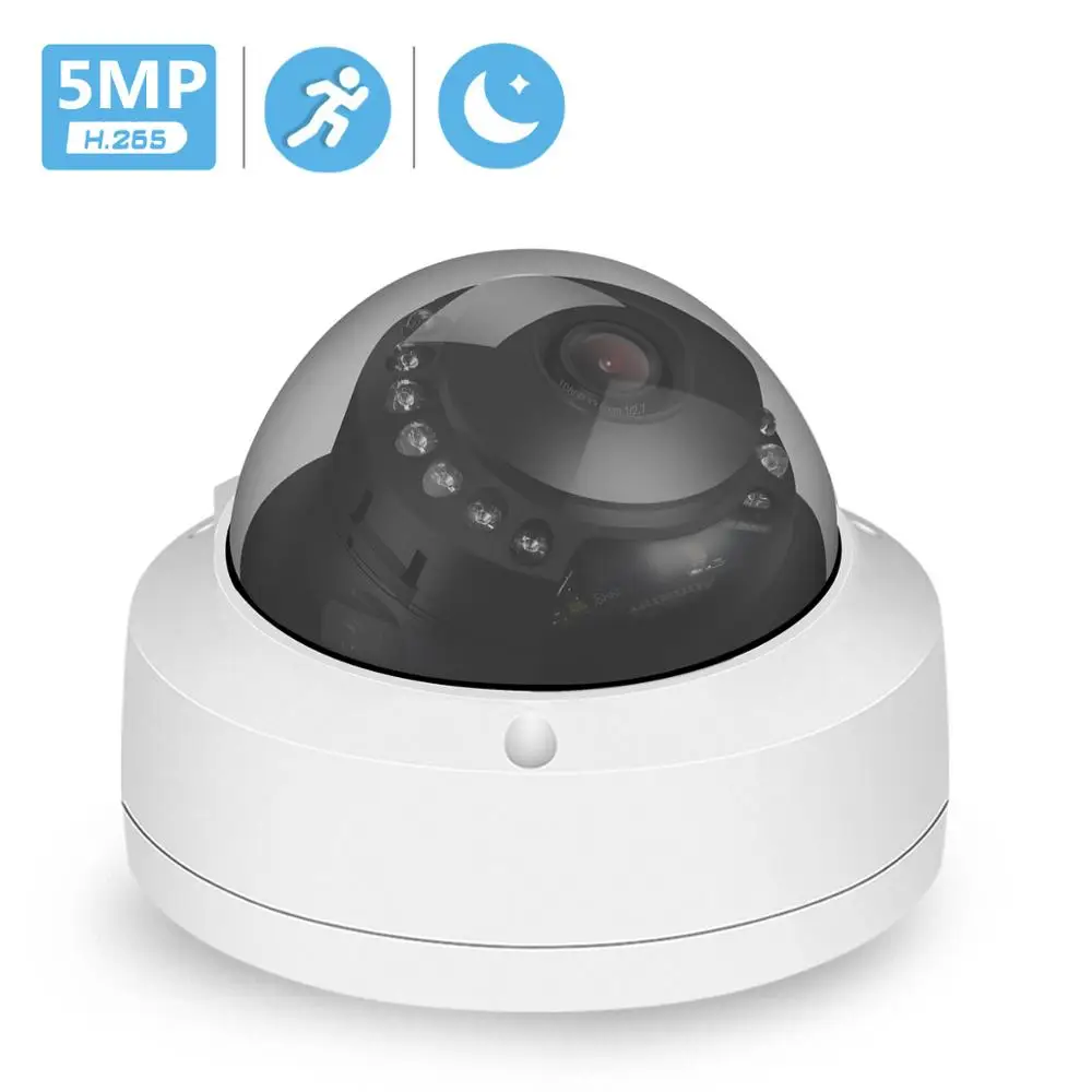 

H.265 5MP 3MP 2MP IP Camera Vandal-proof CCTV Dome Camera XMEye CMS Video Surveillance Motion Sensor Camera PoE RTSP FTP
