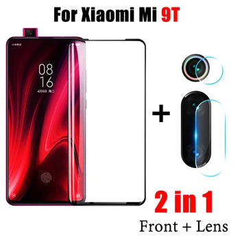 

2 in 1 Mi9T Screen Protector on for Xiaomi Mi 9T 9 T Tempered Glass for Mi9 T Protective Glass xiomi xaomi Glas Camera Lens Film
