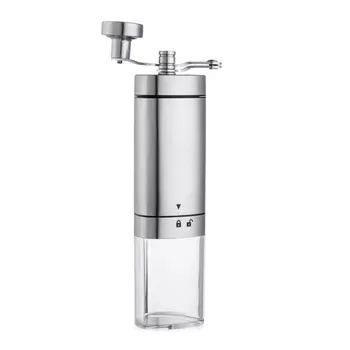 

Coffee Grinder Stainless Steel Hand Crank Coffee Bean Grinder Washable Handmade Household Manual Grinding