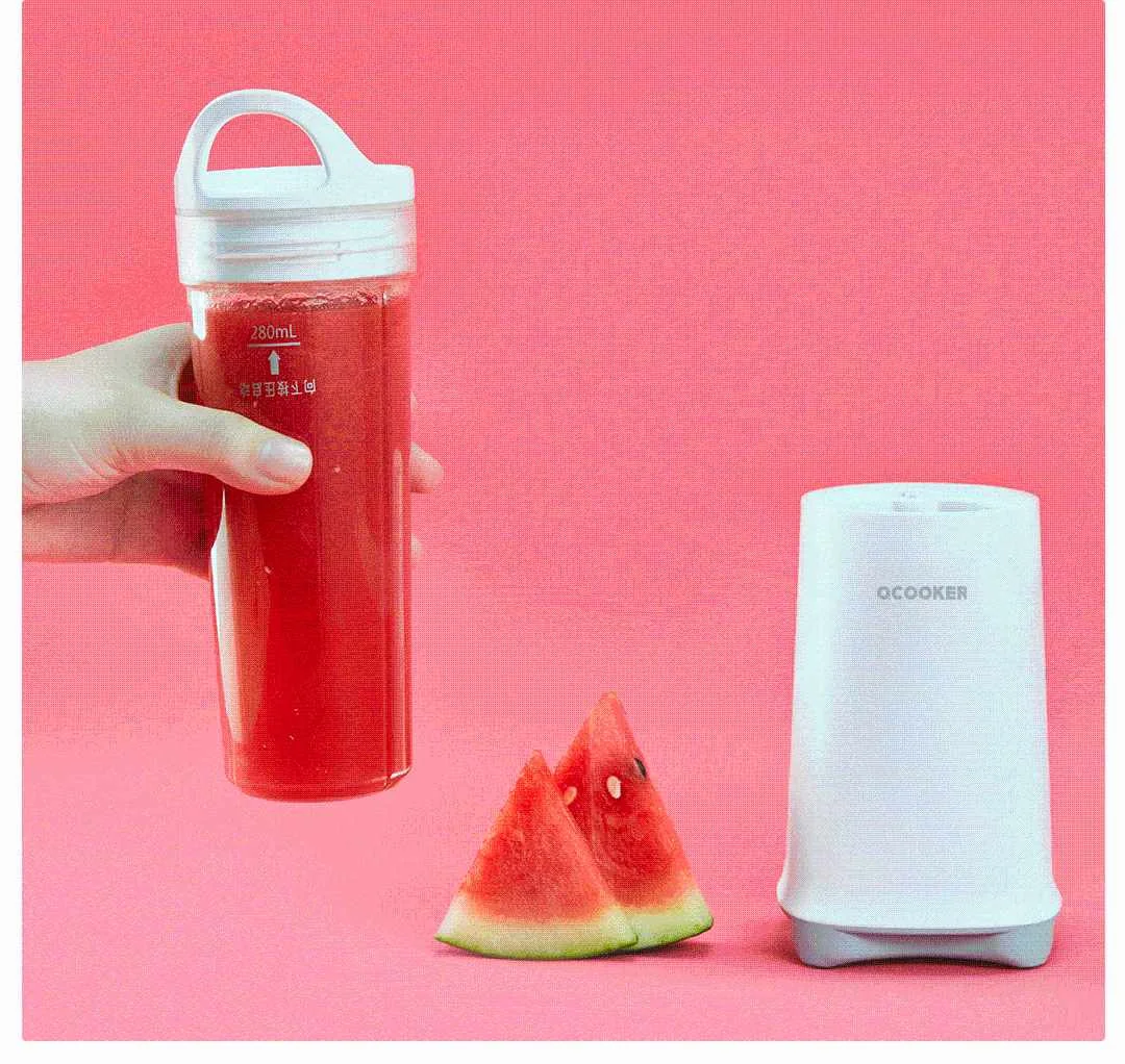 

OCOOKER 280ML Mini Juicer Light Portable Quick Squeeze Juice Machine Push Type Start Handheld from Youpin