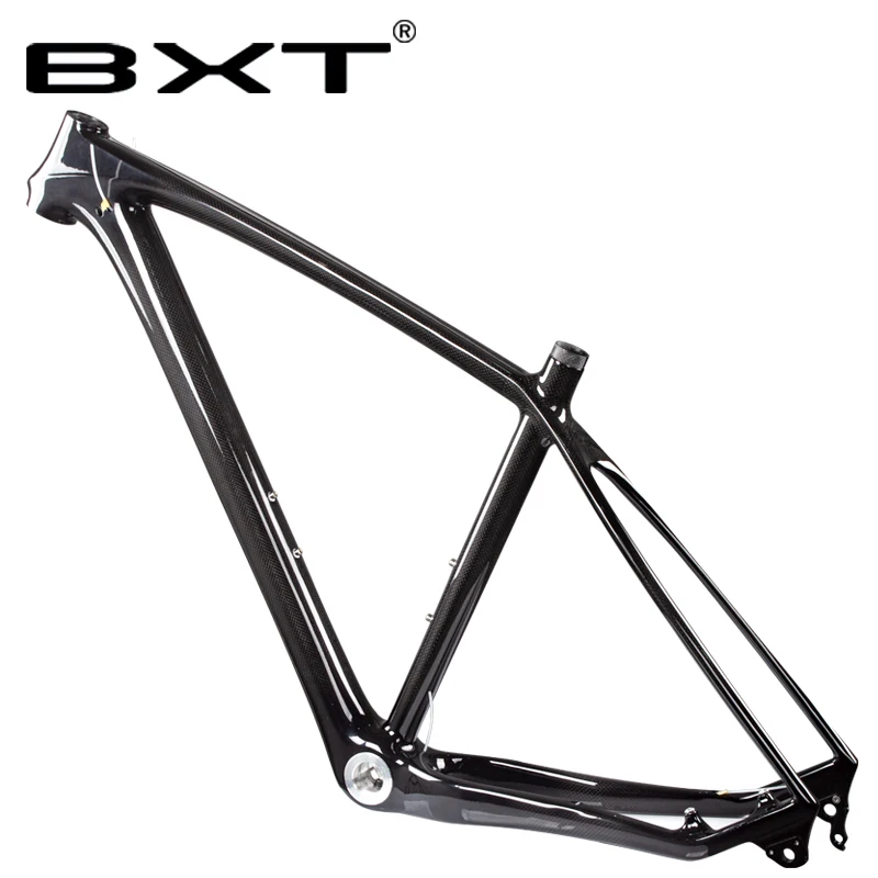 BXT 29er углеродное волокно MTB велосипедная Рама 3K BSA Углерод рама карбоновая для