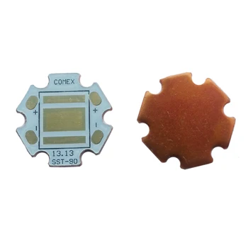 

2 Pieces 20mm x 1.5mm Copper Base PCB Board Heatsink Thermal Separation LED Lamp Base for SST-90 SST90 MT-G2 MTG2 LED emitter