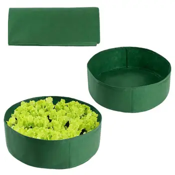 

70*30CM Garden Flower Planter Elevated Vegetable Box Round Planting Grow Bag Pot For Plants Nursery Pot Raised Plant Bed