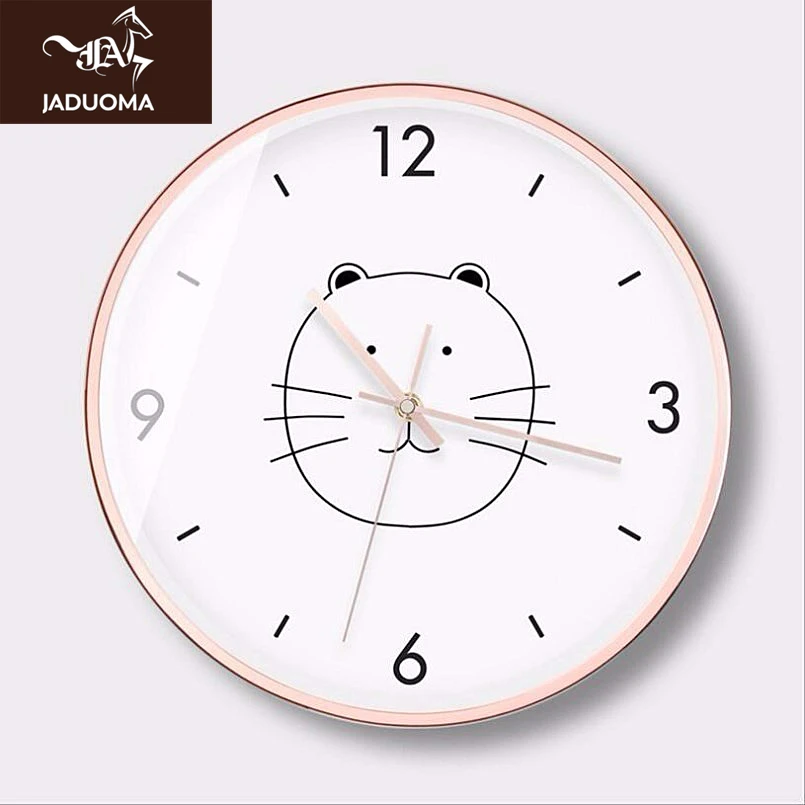 JADUOMA 12inch/14inch 3D Wall Clock Large Size Nordic Silent Movement Simple Mute Modern Design Home Decor | Дом и сад