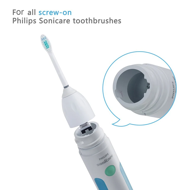 6Pk сменные головки для электрической зубной щетки для Philips Sonicare Серии E, насадки с крышкой, мягкие щетинки, эссенция HX7001