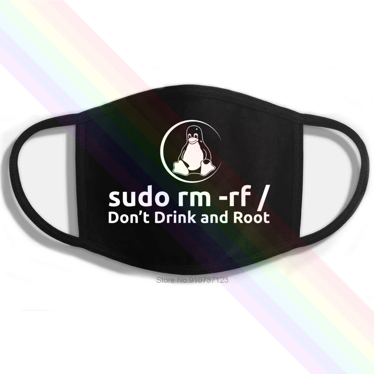 Linux don't Drink And Root Printing моющаяся дышащая многоразовая фотография | Аксессуары для
