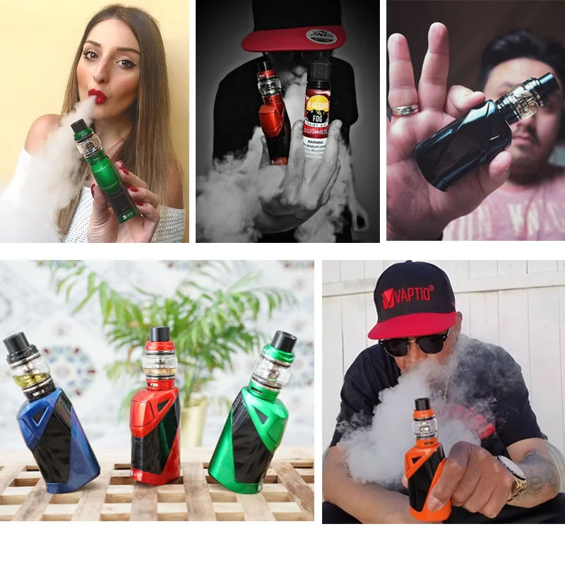 Оригинальная электронная сигарета VAPTIO SUPER BAT 220 W бокс мод 2 0 бак и вейп подходит