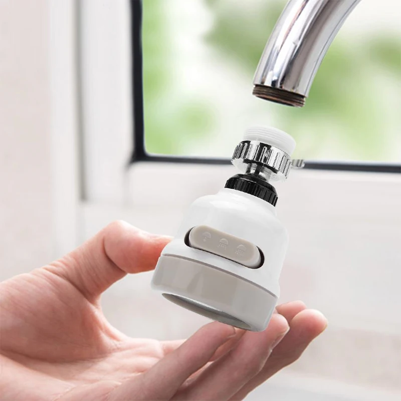 

360 Rotate Kitchen Faucet Water Saving Faucet Spray Filter Nozzle 3 Modes Faucet Tap Filter Kitchen Accessories Faucet Sprayer
