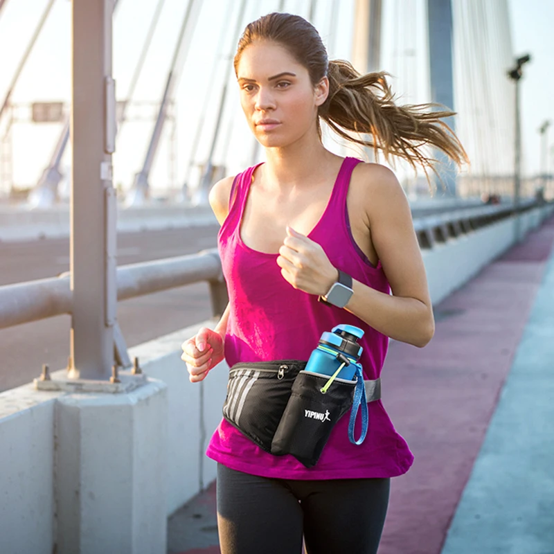 Running Belt Bag Trailing For Phone Holder Sport Fanny Pack Men Woman Fitness Waterproof Waist Pack With Water Bottle Gym Bags