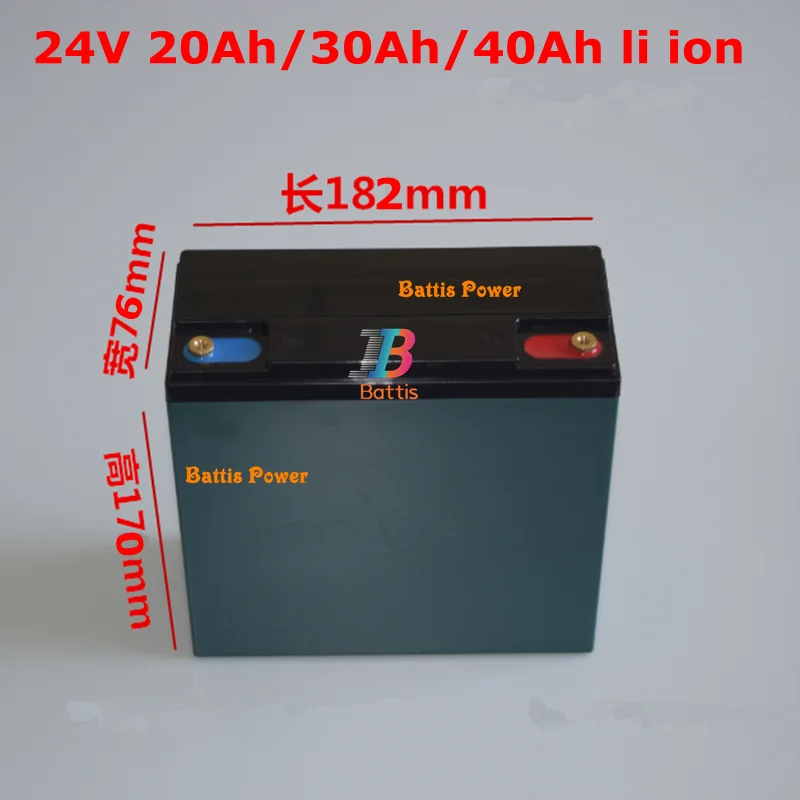 24V 40AH литиевая батарея 24V 20AH 30Ah литий-ионный аккумулятор для 500 Вт 750 велосипед для инвалидного кресла самокат c площадкой для тележка+ 5A зарядное устройство