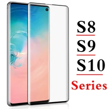 3D полное покрытие из закаленного стекла для samsung S8 S9 S10 S 8 9 Plus Защитная пленка для экрана на Galaxy S8plus S9plus S10plus