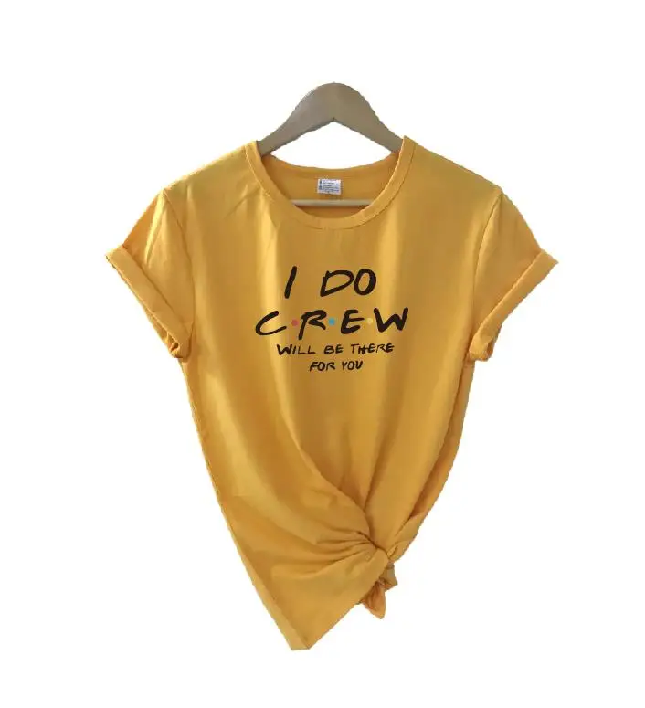 yellow t black IDO Девичник вечерние я делаю экипажа я футболки невесты курица вечерние свадебные команда топ, платье подружки невесты, отряд "невеста" футболка плюс Размеры хлопок - Цвет: yellow t black IDO