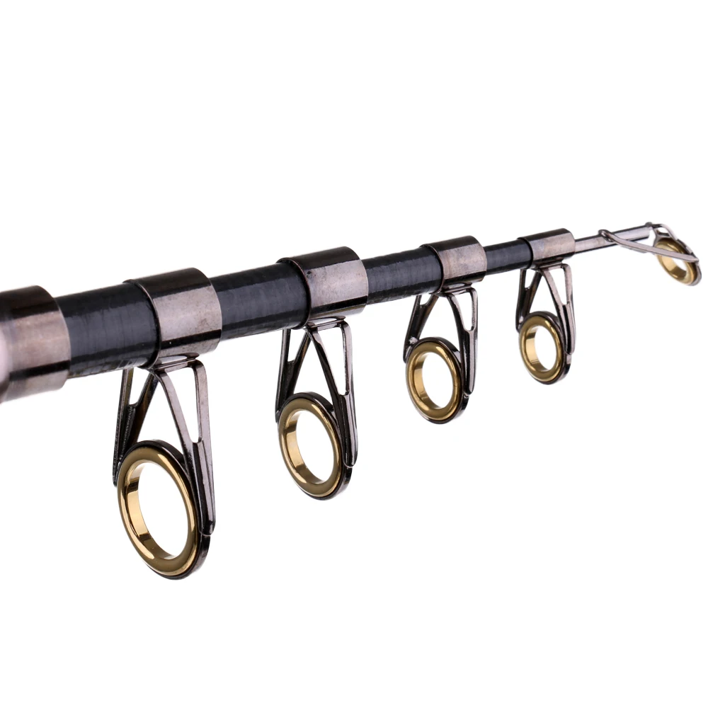 Fishing Rod Combos Spinning Pole + Reel Telescopic Travel Portable Fish Kits