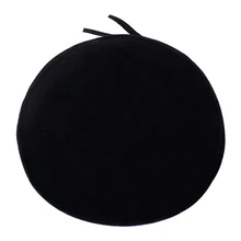 Для мужчин и женщин шерсть фетр художников берет Весенняя мода подарок купол шляпы плоские винтажные художника Стиль Регулируемая Кепка мягкая однотонная