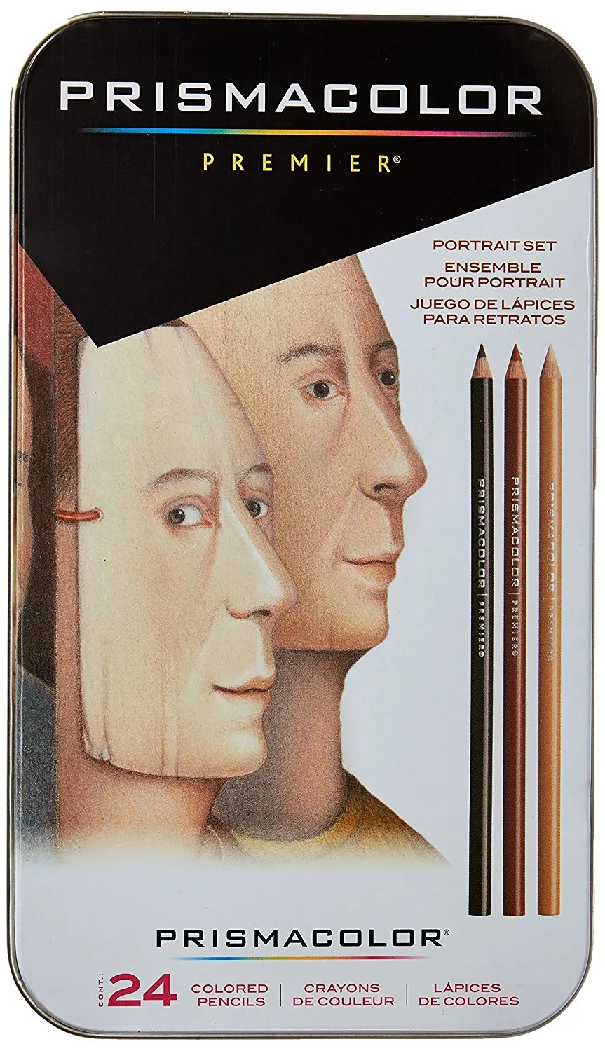 

US imports of crude Sanford Prismacolor soft core Portrait 24 colors portrait skin color painting design art oily pencil