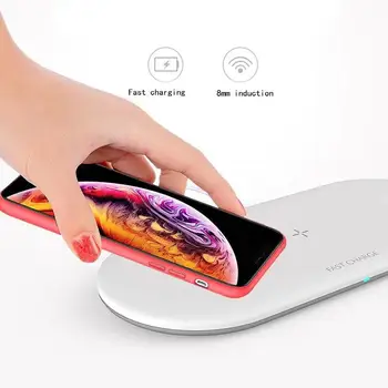

Robotcube O48 10W 3 in 1 Wireless Charger For IOS System Smart Phone/Earphone/Smart Watch White
