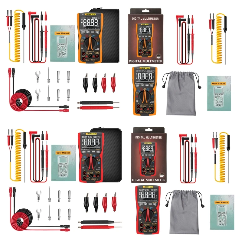 

Smart Digital Multimeter 9999 Counts True RMS Transistor NCV Tester LCR Meter