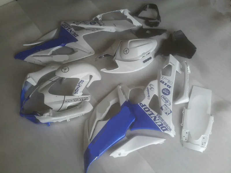 Набор обтекателей для литья под давлением GSXR1000 K5 05 06 GSXR 1000 2005 2006 ABS пластик белый