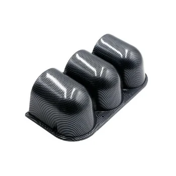 

1 pc Gauge Stand 2 inch Three holes Dash board Instrument bracket Carbon fiber