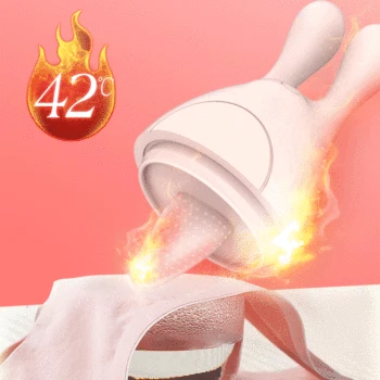 Rabbit Huge Tongue Dildo Vibrator For Women Heating Pussy Licking Toys Oral Blowjob Clitoris Stimulate Masturbate Erotic Toys 2