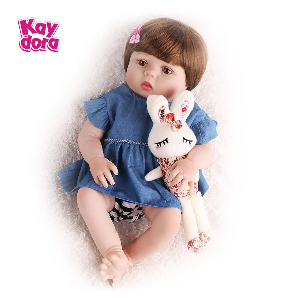 Горячая Распродажа, полностью Мягкие силиконовые куклы Reborn Baby, 55 см, реалистичные Игрушки для ванны Bebe, реалистичные игрушки Menina, детские игрушки Boneca, подарок на день рождения для девочки