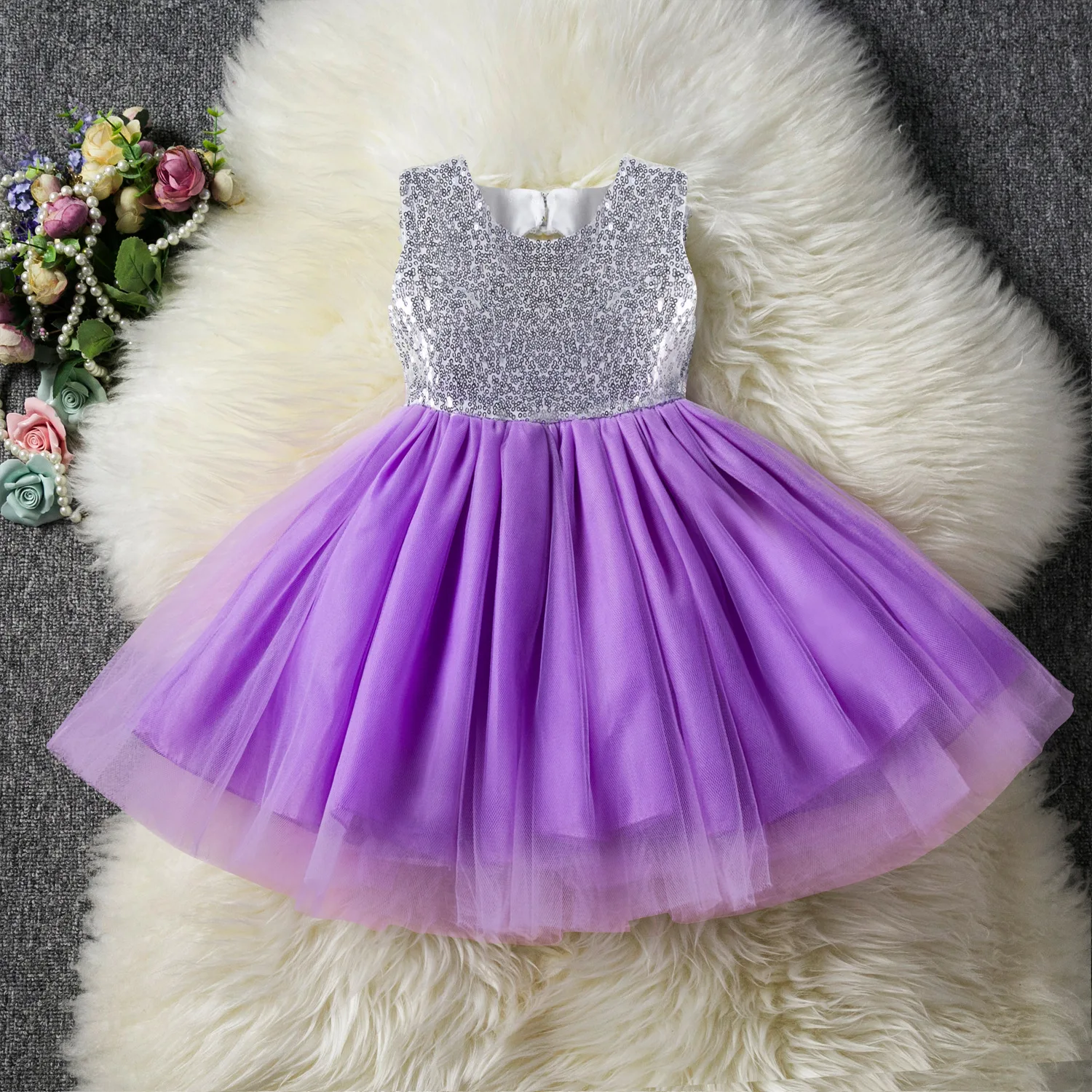 Vgiee Girls Dresses Summer Brand Kids Party Birthday Princess Dresses for Girl 3 Years Baby Outfits Clothes Children Dress