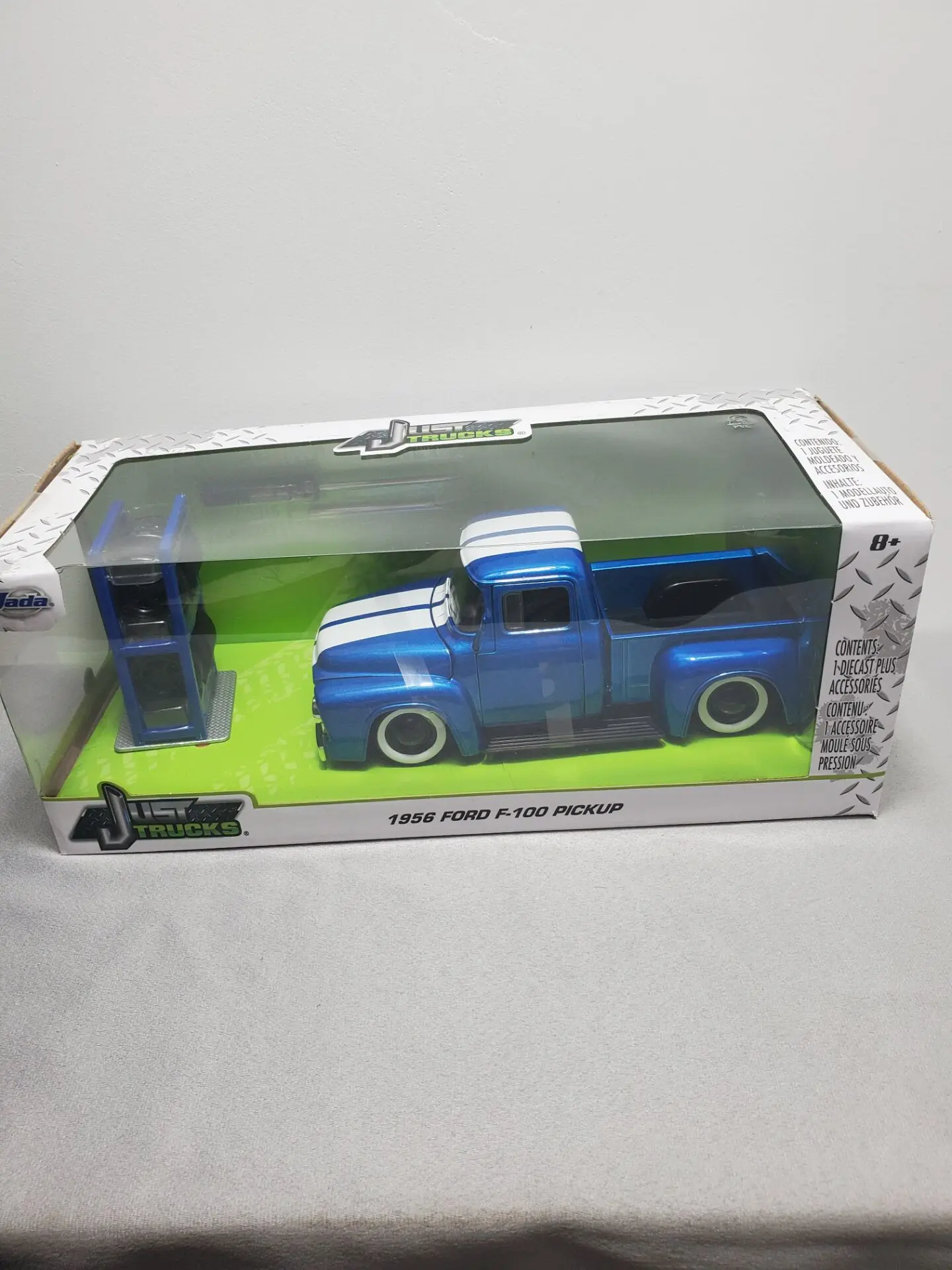 JADA 1/24 машины просто б/у 1957 CHEVY 1956 FORD F-100 пикап металл литья под давлением модель