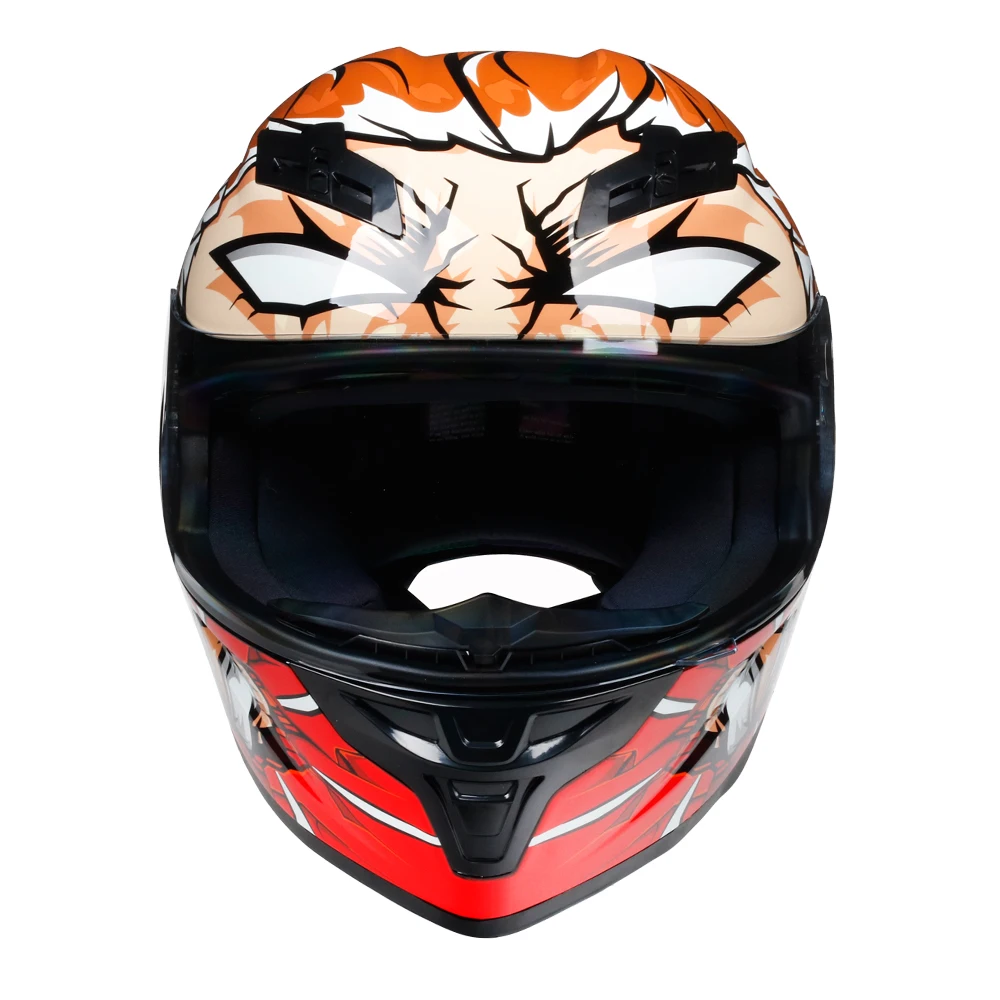 Полный уход за кожей лица мотоциклетный шлем Бой Человек живопись руля Casco De Moto Capacete гонки по бездорожью DOT сертифицирован