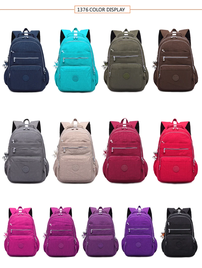 2021 Women Backpack for Teenage Girls Kipled Nylon Backpacks Mochila Feminina Female Travel Bagpack Schoolbag women bag