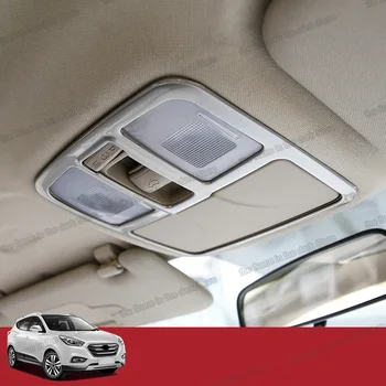 

Lsrtw2017 car roof reading light frame trims chrome for Hyundai IX35 tucson ix 2009 2010 2011 2012 2013 2014 2015 Accessories