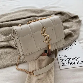 

Fringed Chain Small Flap Bags For Women 2020 Fashion Soft leather Crossbody Bags Ladies Messenger Shoulder Handbags
