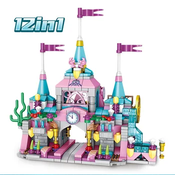 

Princess Dream Castle Building Blocks Brick Compatible With Legolyed For Girl Gifts Kids Assembling Brick Friend Model Toys