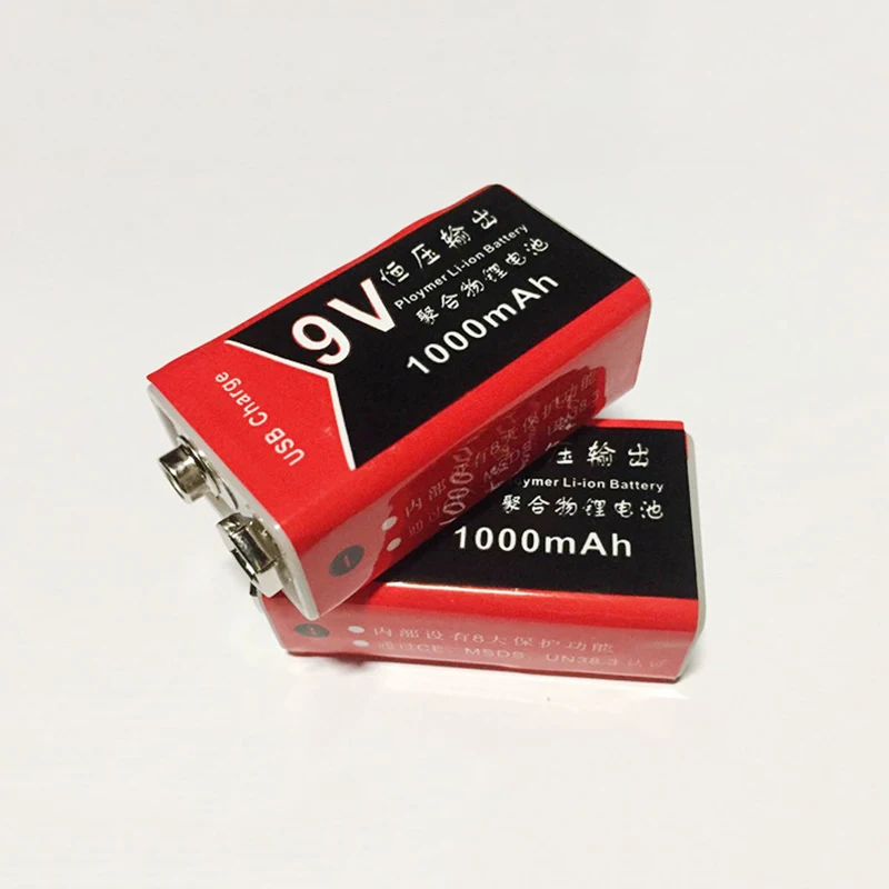 500/1000 mаh 9В USB Перезаряжаемые Батарея литий-полимерный Батарея микро USB зарядное устройство Батарея для RC Камера беспилотный игрушки Микрофон