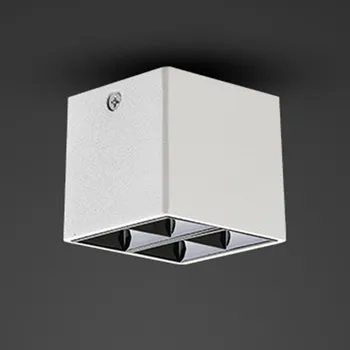 

1pcs black white Super Bright Recessed square LED Downlight COB 5630SMD 7W LED Spot light LED Ceiling Lamp