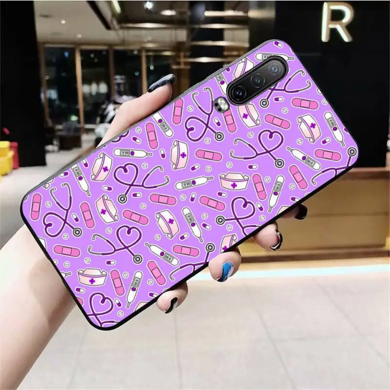 CUTEWANAN Nurse Medical Medicine Health Heart Phone Case Cover for Huawei P40 P30 P20 lite Pro Mate 20 Pro P Smart 2019 prime