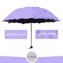 6 цветов Красочный зонт Анти-УФ водонепроницаемый портативный дорожный Зонт Модный складной зонт дождь женский подарок мужской карманный зонтик