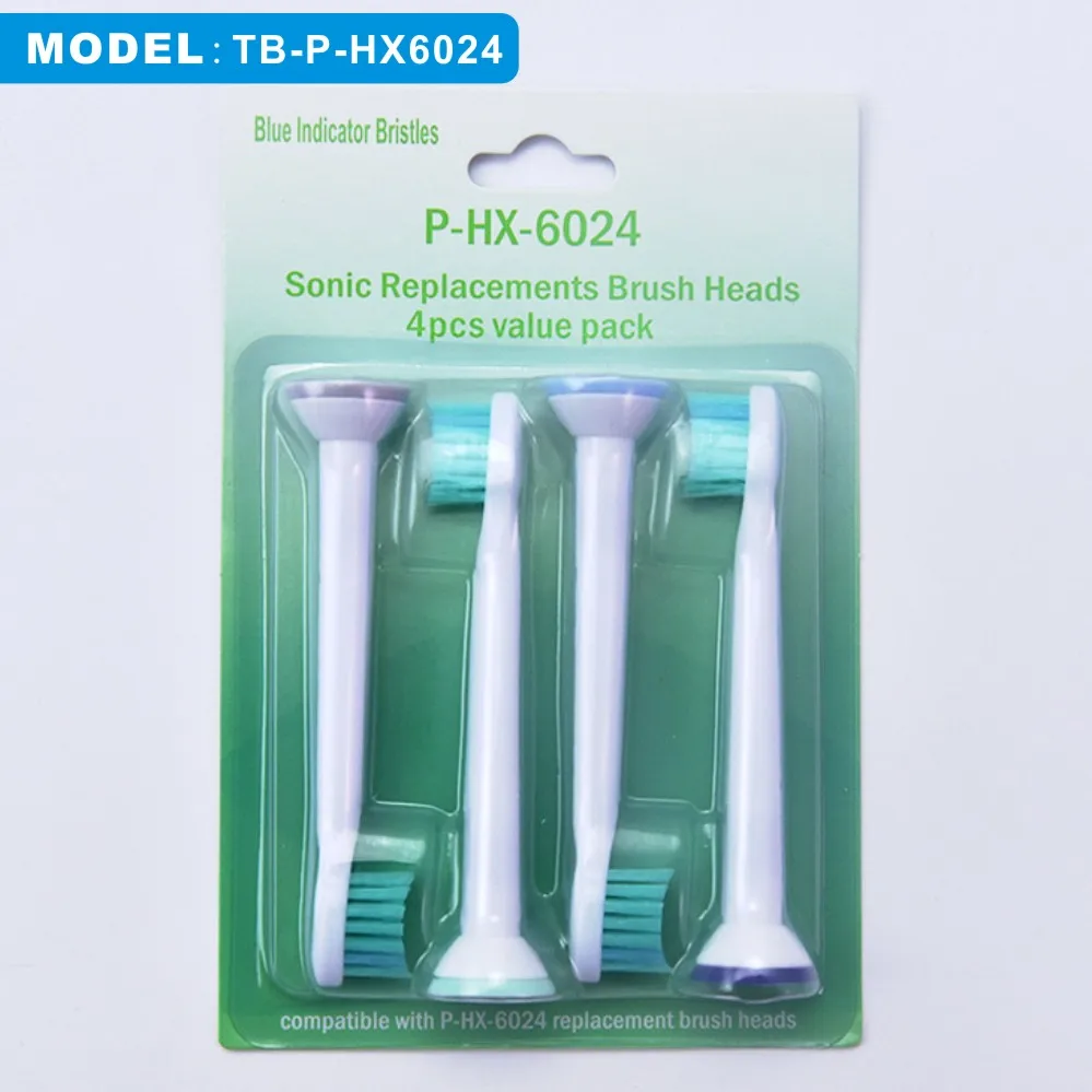 HX6024 4 шт./лот HX6064 Вибрирующая зубная щетка Сменная головка для Philips Sonicare proresyota Xiaomi HX6013 - Цвет: HX6024