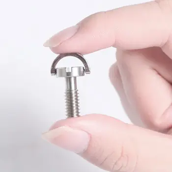 

Mini Tripod of 21mm Captive 1/4 Inch Folding D-Ring Adapter Screw Cam Tripod Monopod Quick Release Plate for Camera Accessories