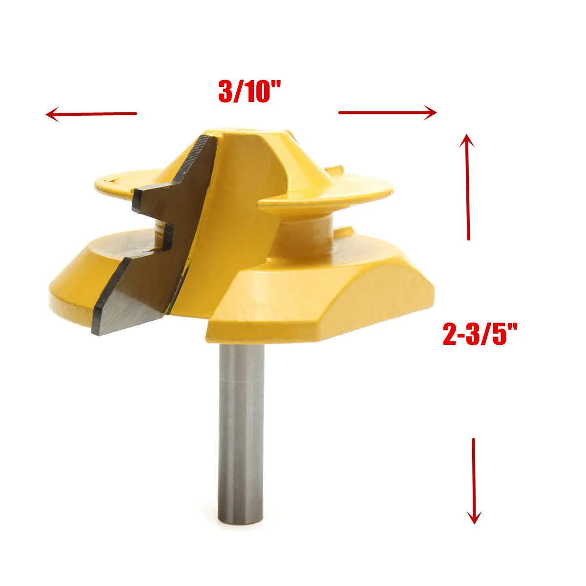 

45DegreeLockMiterRouterBits Glue Joint Router Bit Woodwork Cutter Set 8mm Shank